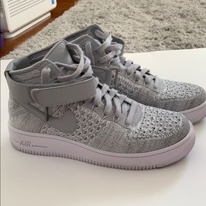 Fly knit Air Force 1s